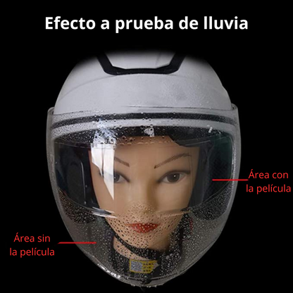 PELICULA ANTIEMPAÑANTE PARA CASCO DE MOTO